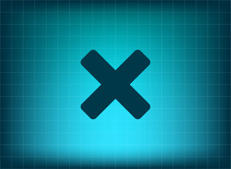 Fototapeta premium Vector illustration, blue background.