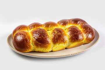 Saffron challah bread, a soft and slightly sweet delight for any meal