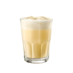 Refreshing glass of beer on transparent background