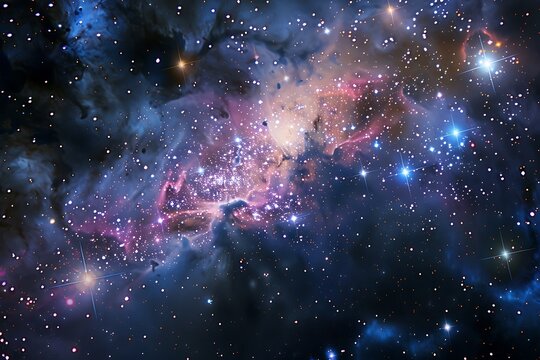 A group of stars that together form a galaxy