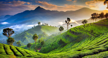 tranquil beauty of Munnar in Kerala.