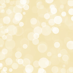 Circular golden bokeh sparkle glitter lights background. Magic christmas background. Elegant, shiny, metallic gold background
