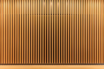 Obraz premium Vertical wooden slats wall natural wood paneling texture for interior design backdrop