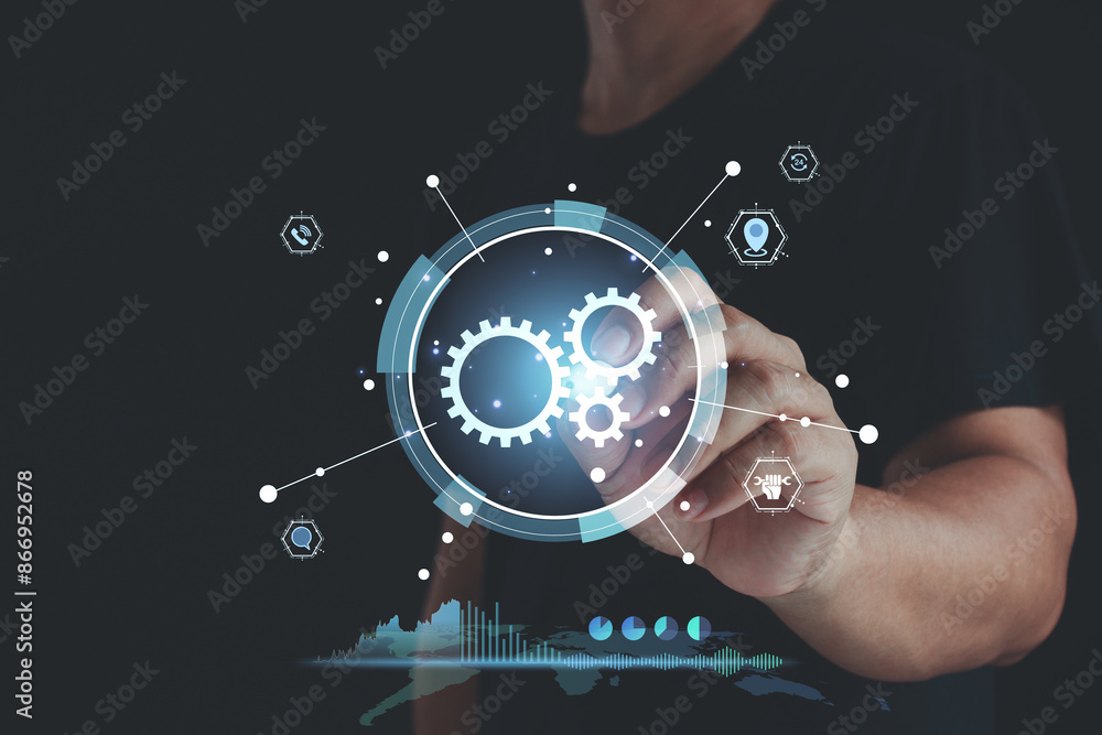 Poster technical support customer service 24-7 customer service quality assurance and communication busines
