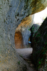 Increíbles formaciones de rocas en la Ciudad encantada en Cuenca	