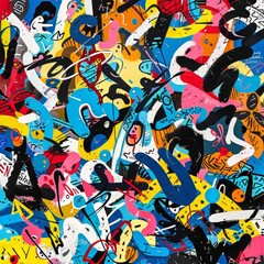 Fototapeta premium colorful graffiti background