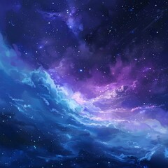 celestial theme background illustartion