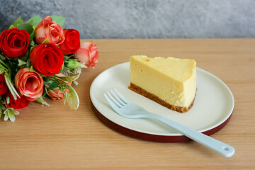Cheesecake slice
