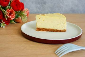 Cheesecake slice