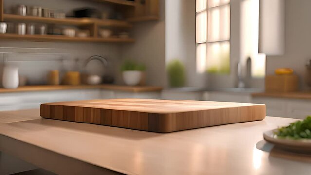 Kitchen podium background food product stand pedestal table wooden platform display. Empty podium table wooden background kitchen table board restaurant table top interior white light marble presentat
