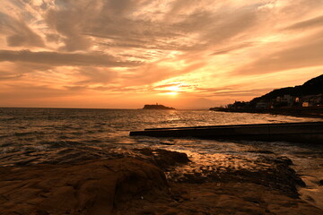 稲村ヶ崎からのサンセット