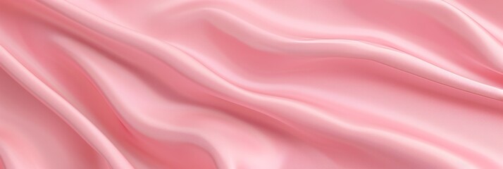 Graceful flowing fabric design on soft pink background for an elegant and stylish aesthetic