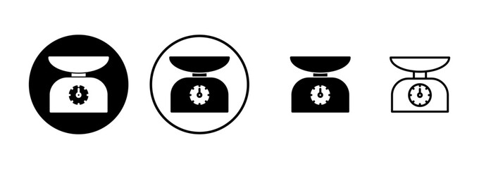 Scales icon vector isolated on white background. Law scale icon. Scales vector icon. Justice