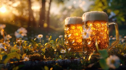 Global brew celebration, international beer day - commemorating the worldwide admiration for beer, embracing its diverse flavors and cultural significance in a unified toast.