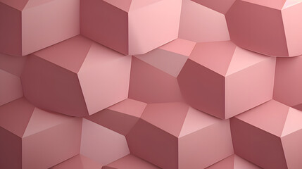 Octagon texture featuring dusty rose octagonal 3D geometric pattern for decorative design purposes.