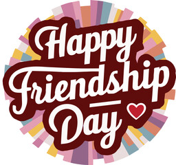 Happy Friendship Day vector illustration eps