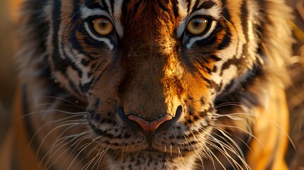 Obraz premium tiger animal kingdom collection with amazing effects. 