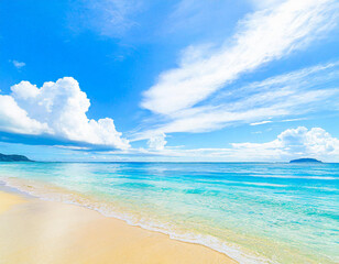 Obraz premium beach with blue sky