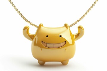 Necklace shaped funny character
