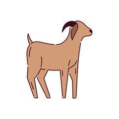 Goat Icon Illustration