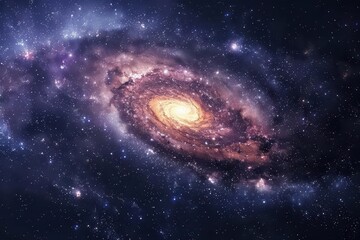 breathtaking view of the milky way galaxy swirling cosmic dust vibrant star clusters distant planets deep space exploration theme