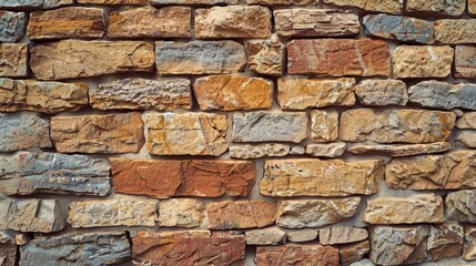 Obraz premium Stone Wall Built of Bricks