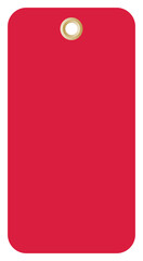 Blank Red Tag Symbol Sign,Vector Illustration, Isolate On White Background Label. EPS10