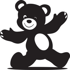 teddy bear vector illustration file .eps