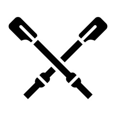 Rowing Oars Icon