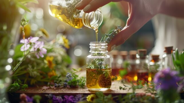 An herbal elixir crafted with care using only the freshest wildcrafted plants and flowers.