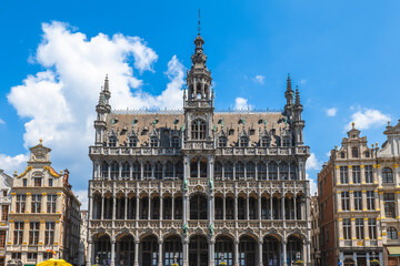 Fototapeta premium Brussels City Museum located at Grand Place, or Grote Markt, in Brussels, Belgium