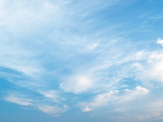 Blue sky with cloud and copy space Image