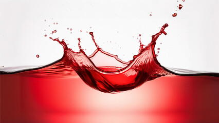 red wine splash