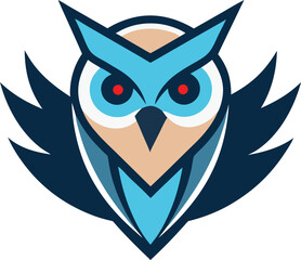 owl vector logo icon
