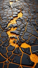 cracked ground with cracks HD 8K wallpaper Stock Photographic image