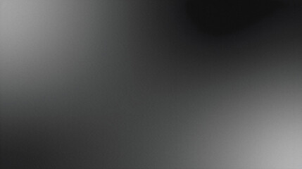 Subtle grain monochrome gradient background fading from grey to black for wallpaper template post...