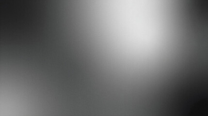 Abstract blurred grainy gradient background in black and white, ideal for monochrome graphic design