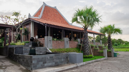 A Traditional Indonesian House Named Joglo