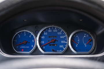 Old SUV Car Speedometer Gauge