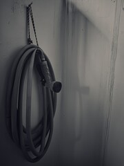 
selang untuk menyiram tanaman. gambar hitam dan putih yang bisa untuk jadi gambar latar
hose for...