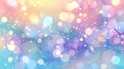 Obraz premium Soft and Dreamy Abstract Bokeh Background with Light Orbs
