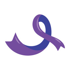 purple ribbon alzheimer awareness healthcare