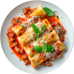 A plate of pasta