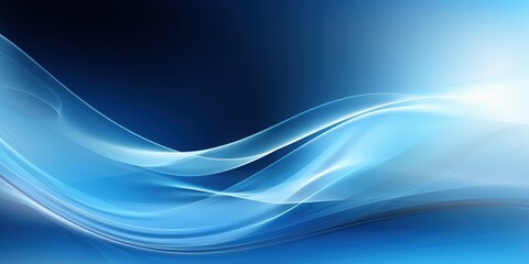 Fototapeta premium Abstract Blue Wave Background