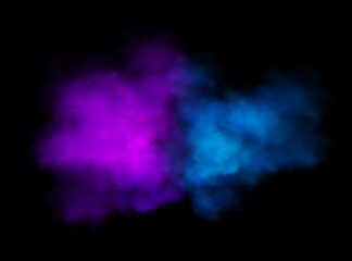 Transparent special effect stands out with fog or smoke. White cloud vector.