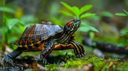 Fototapeta premium Coahuilan Box Turtle. 