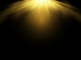 Vector transparent sunlight special lens flare light effect. Lens flare light effect. Sun flash with warm rays and spotlight.
