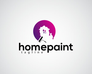 abstract paint with droplets in the shape of a window logo