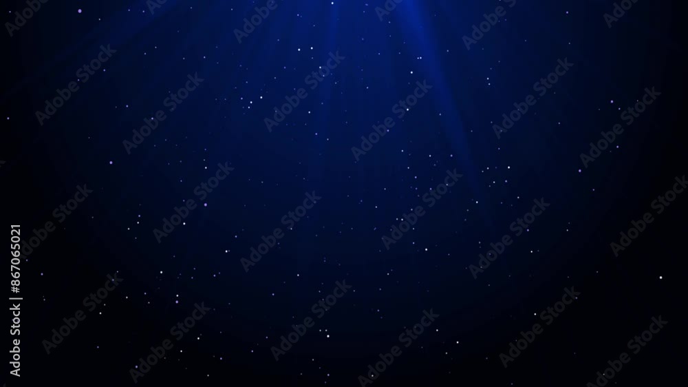 Poster light trail particles bright beams falling down and light digital data flow line landscape backgroun