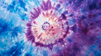 Obraz premium Abstract Tie-Dye Pattern in Vibrant Colors